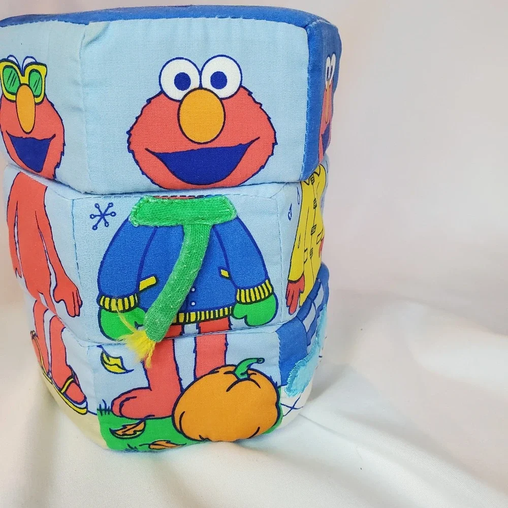 VTG Elmo‎ Sesame Street Baby Steps Visual Labeling Shape Shifting Tactile Toy